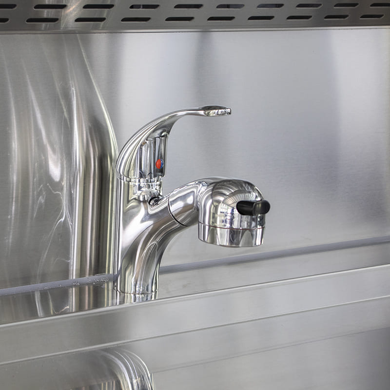 Lab scrub sink-stainless steel