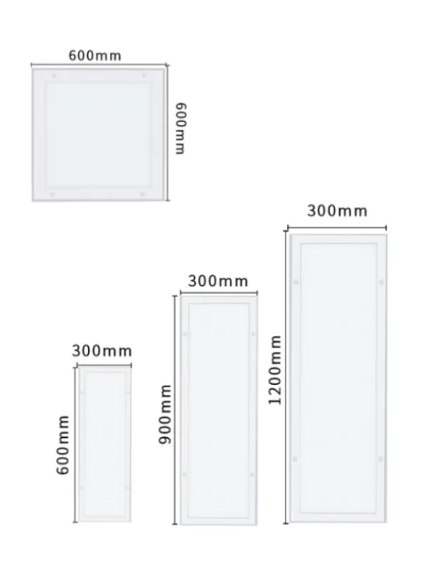 Plafonnier anti-eau pour bloc opératoire modulaire