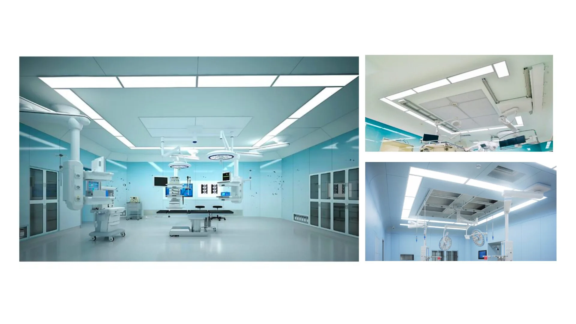 Salle d'opération d'hôpital moderne avec équipement de pointe.