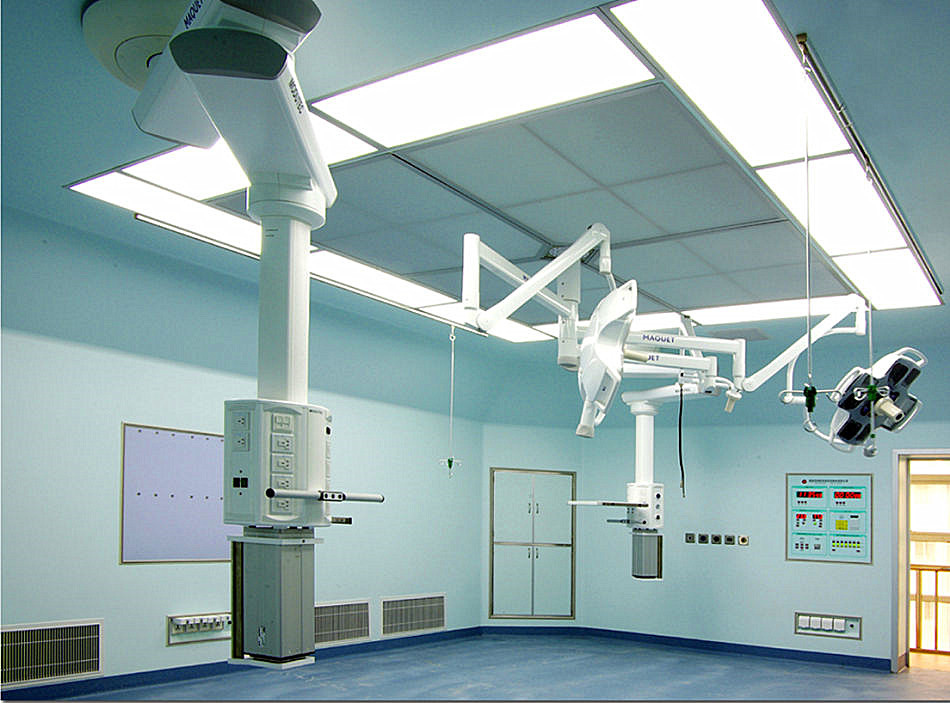 Laminar air flow ceiling