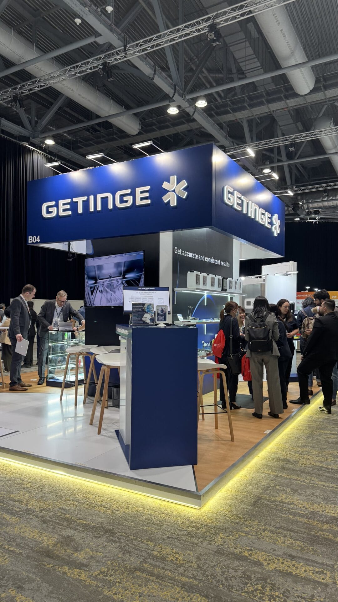 Getinge CSSD booth.