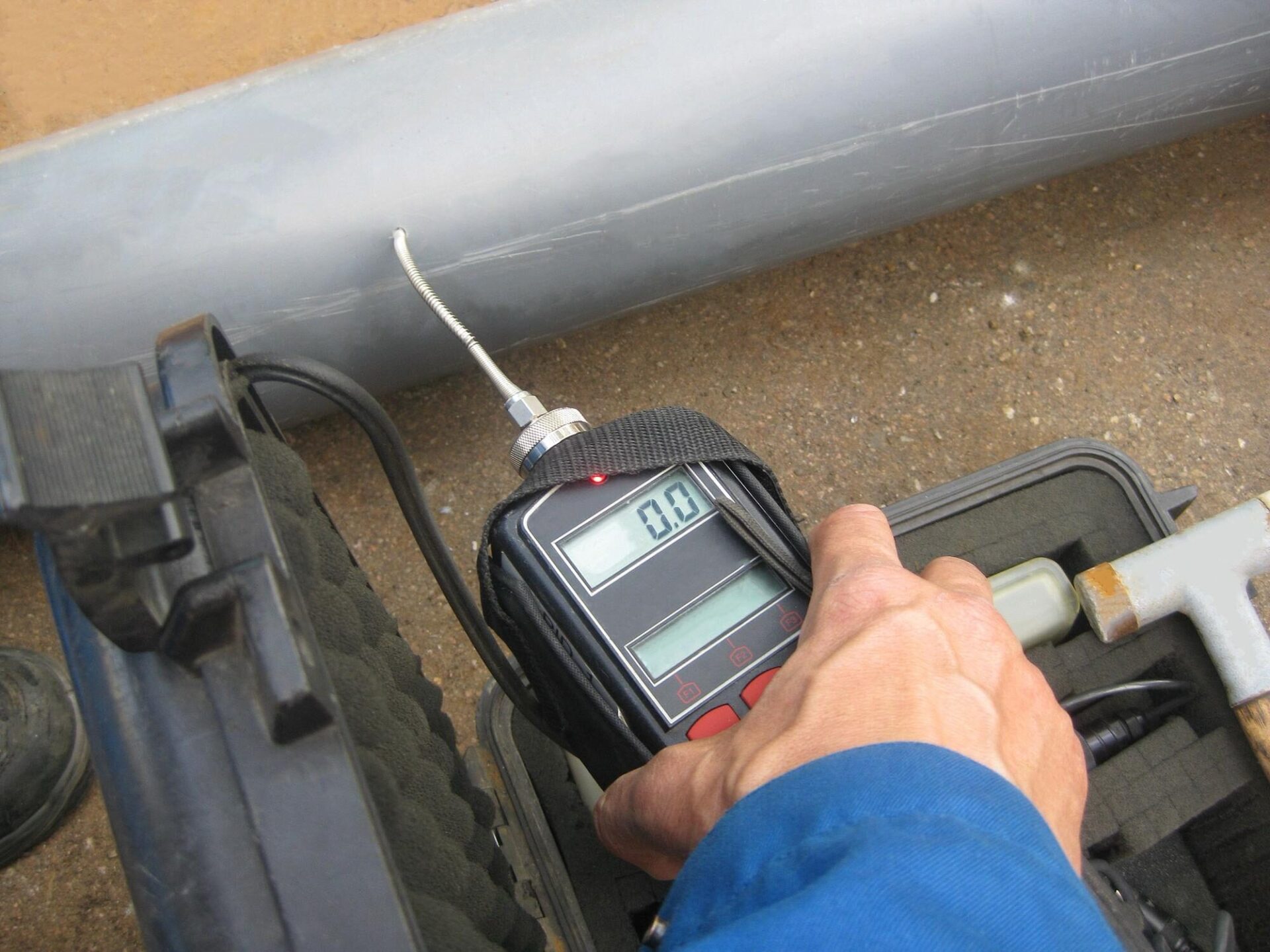 Medical gas pipeline pressure testing and commissioning process in hospital project