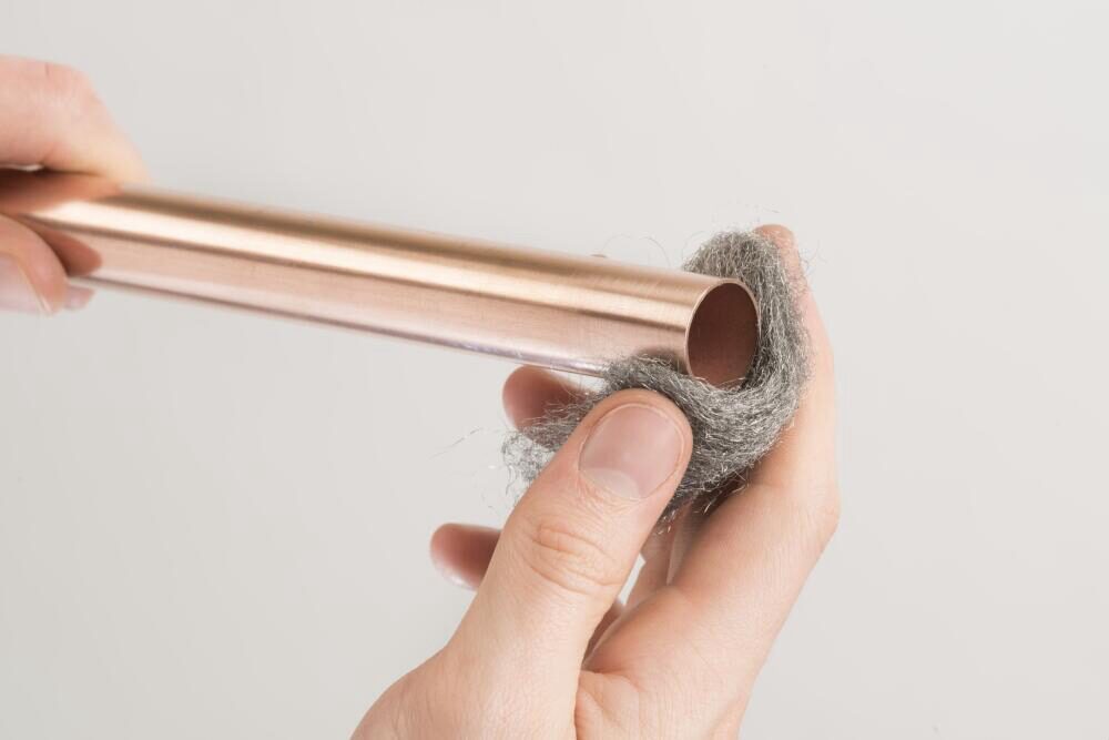 Oxygen-clean medical copper tube degreasing and contamination control process