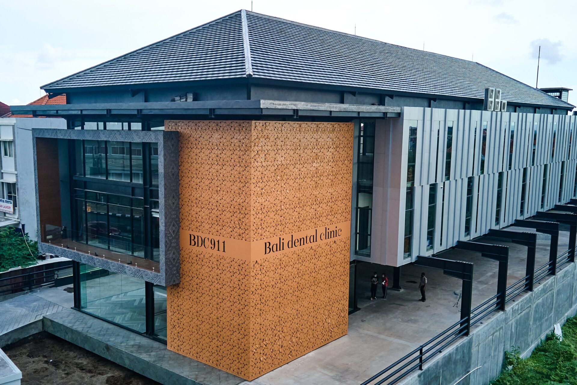 Bali 911 Dental Clinic building in Bali, Indonesia — hermetic door installation project site