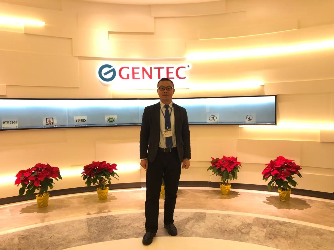 mr chou, senior manager of gentec gas supply