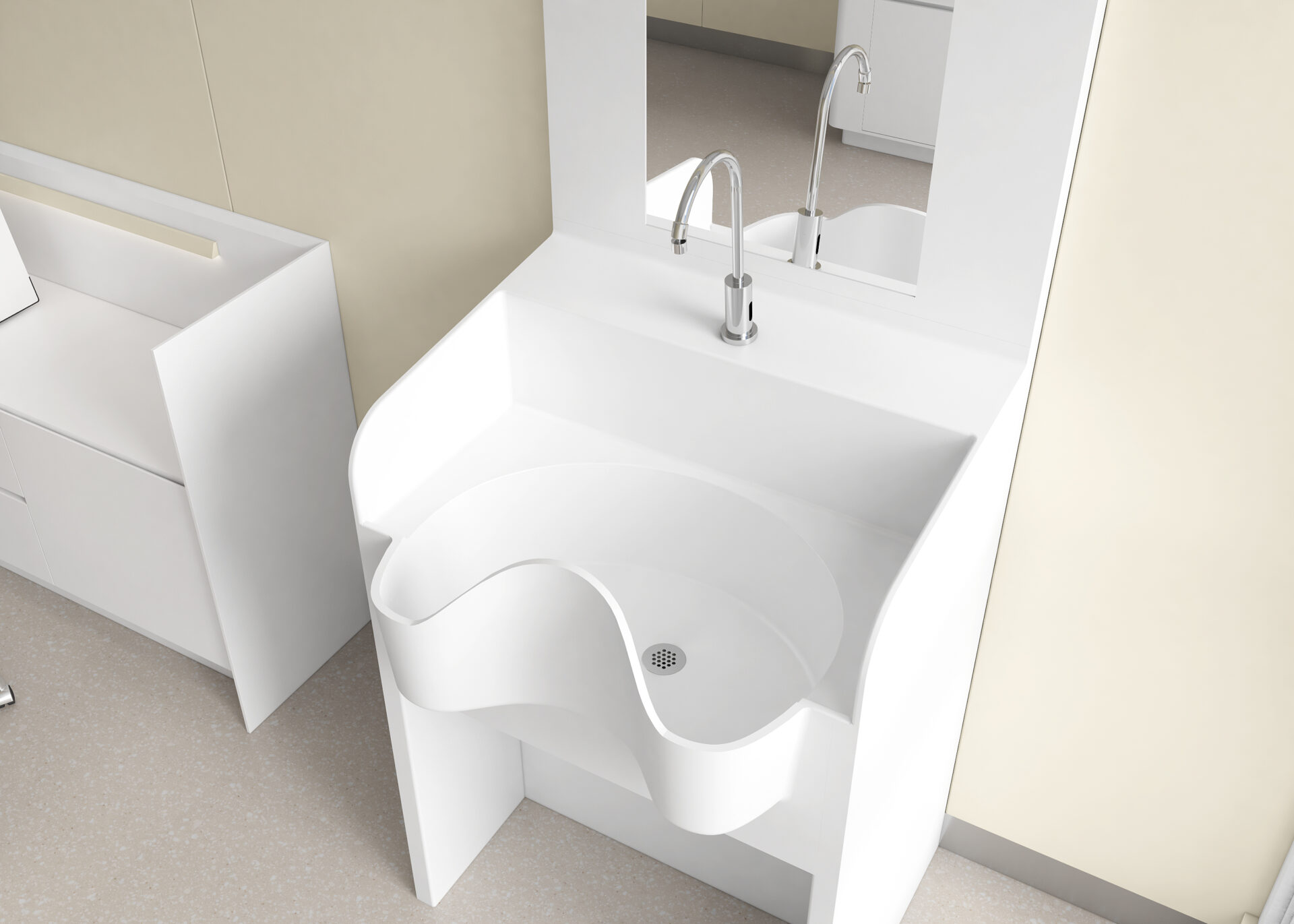 Certification documents for surgical scrub sinks including CE and EN 14688