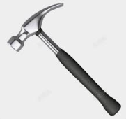 Steel Hammer / Club Hammer used for modular operating room installation