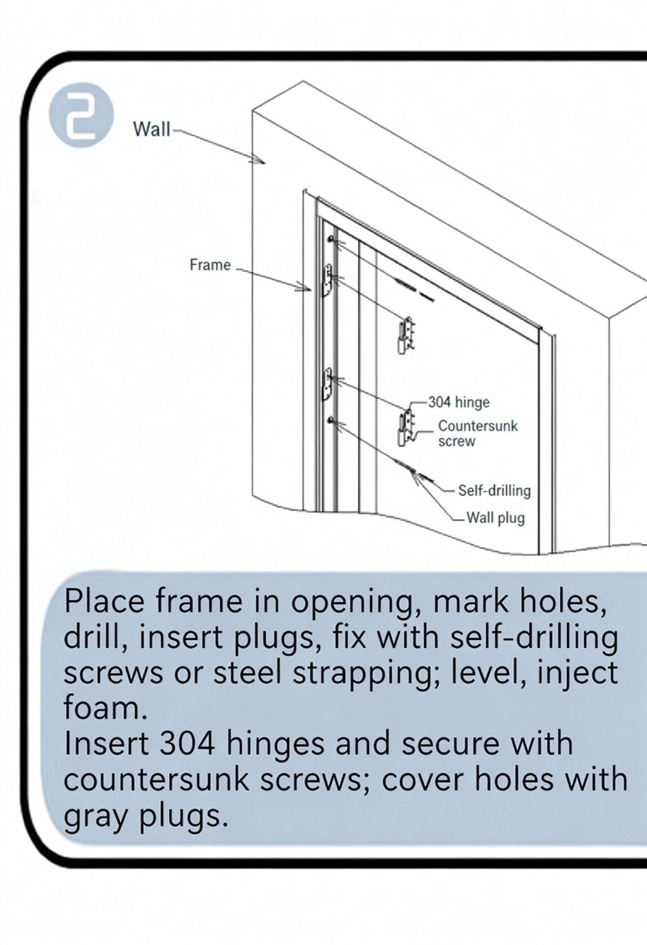 Fix double-sided main frame and hinges