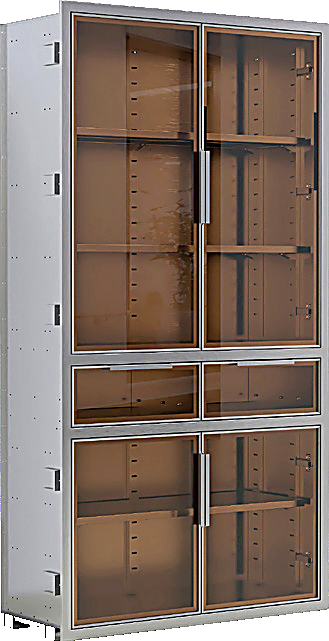Glass Doors + Glass-Front Drawers