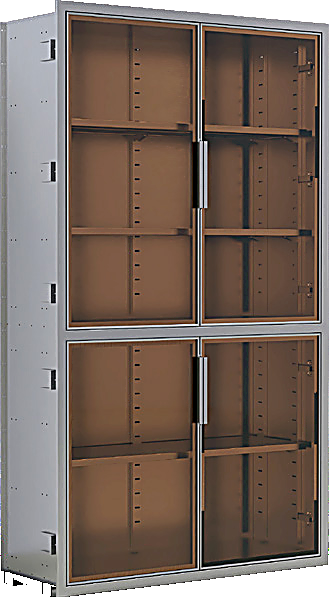 Upper & Lower Glass Doors