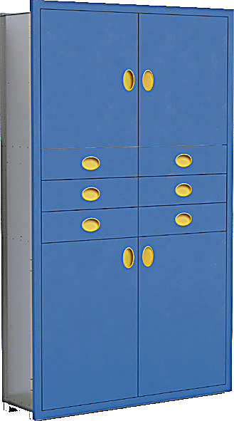 Six Drawers, Tall Body