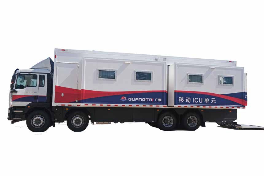 Mobile ICU Vehicle — interior