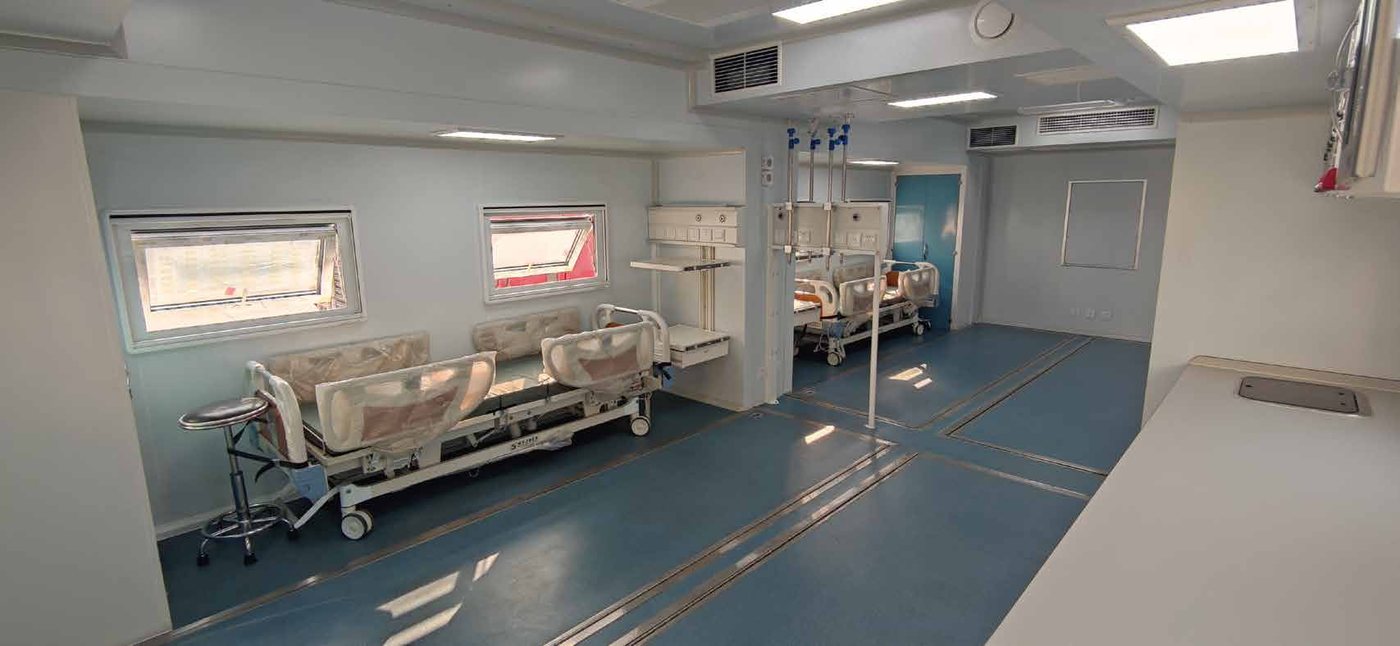 Mobile ICU Vehicle — intensive care patient transport