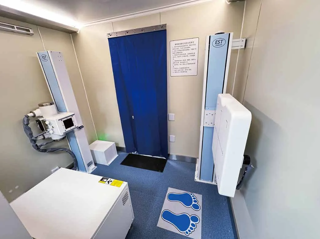 Clínica Móvel — Unidade de radiografia, ultrassom e eletrocardiograma