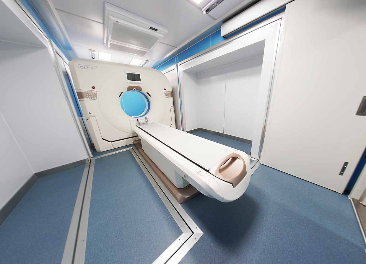 Mobile CT Vehicle — on-site CT imaging